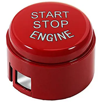 

Engine Start Stop Button Push Button Ignition Switch Cover Replacement for BMW 5 6 7 F01 F02 F10 F11 F12 2009-2013 without"OFF"