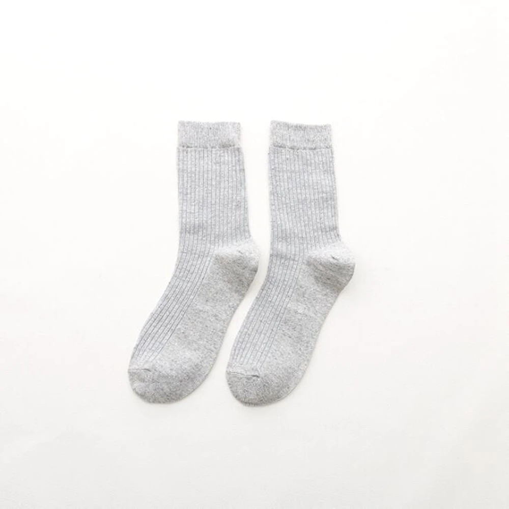 1 пара новых зимних носков хлопковые мужские носки без пятки однотонные дышащие мужские носки для мужчин зимняя одежда - Цвет: 3
