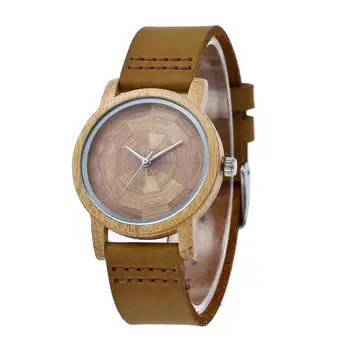 

2020 Special Offer Factory Spot Supply Latest Bamboo Watch Hot Style Cross-border Amazon For Producing Leather Quartz