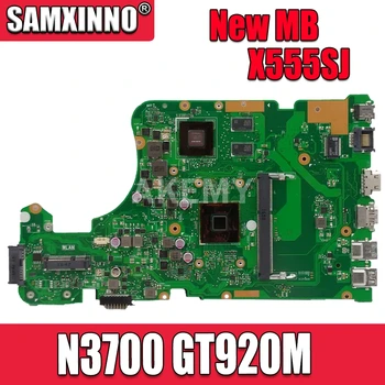 

AKEMY X555SJ Laptop motherboard for ASUS X555SJ original mainboard N3700 GT920M X555SJ X555SJ Laptop motherboard