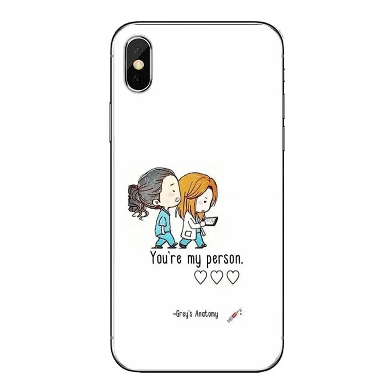 Мягкий чехол с рисунком Greys Анатомия You are my person для Huawei G7 G8 P7 P8 P9 Lite Honor 4C 5X 5C 6X Mate 7 8 9
