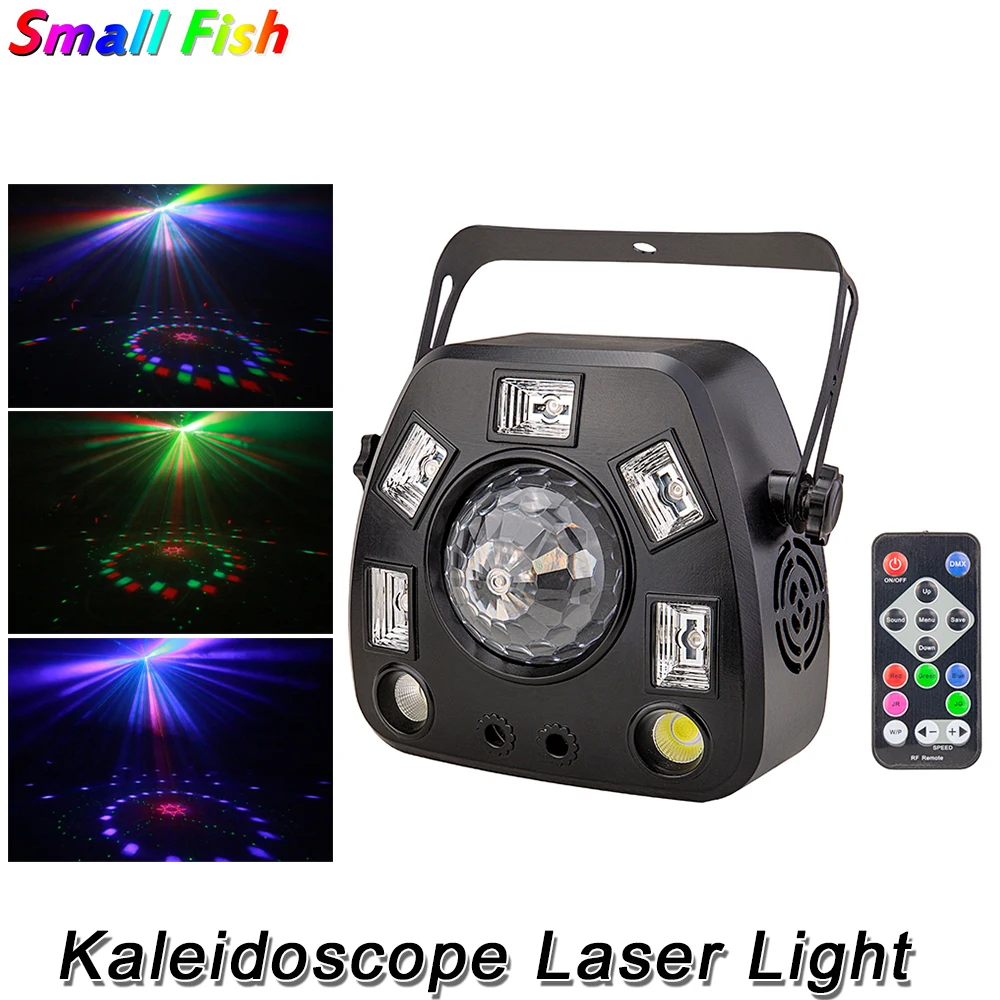 

4Pcs/Lot DMX LED 50W Kaleidoscope Laser Projector Professional Stage RGBW 4in1 Full Color Laser Light Indoor Bar DJ Disco Lights