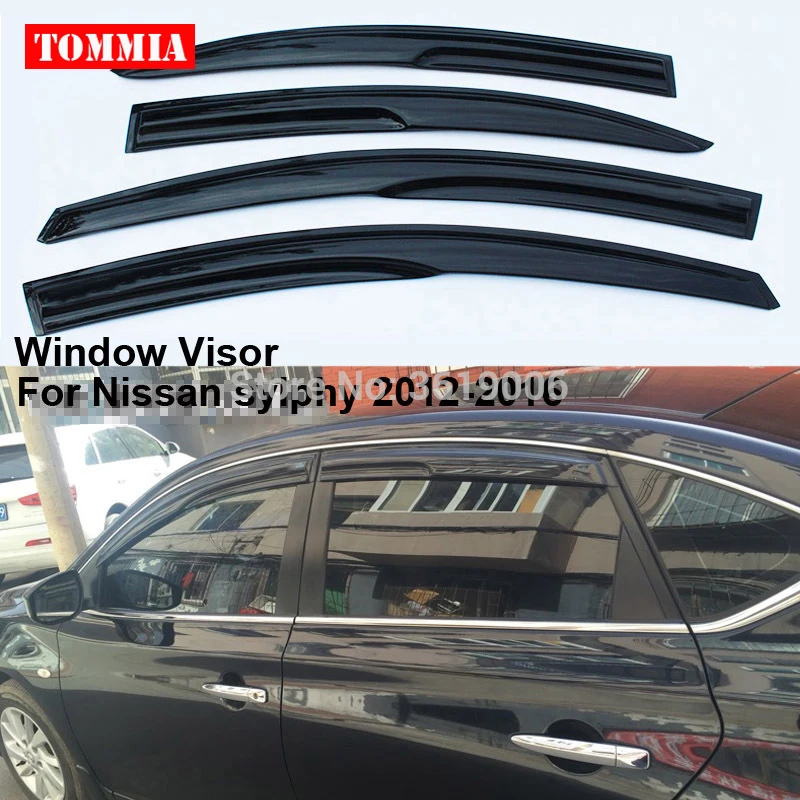 Tommia для Nissan sylphy 2012-2016 4 шт. оконный козырек защита от ветра дождя | Автомобили и