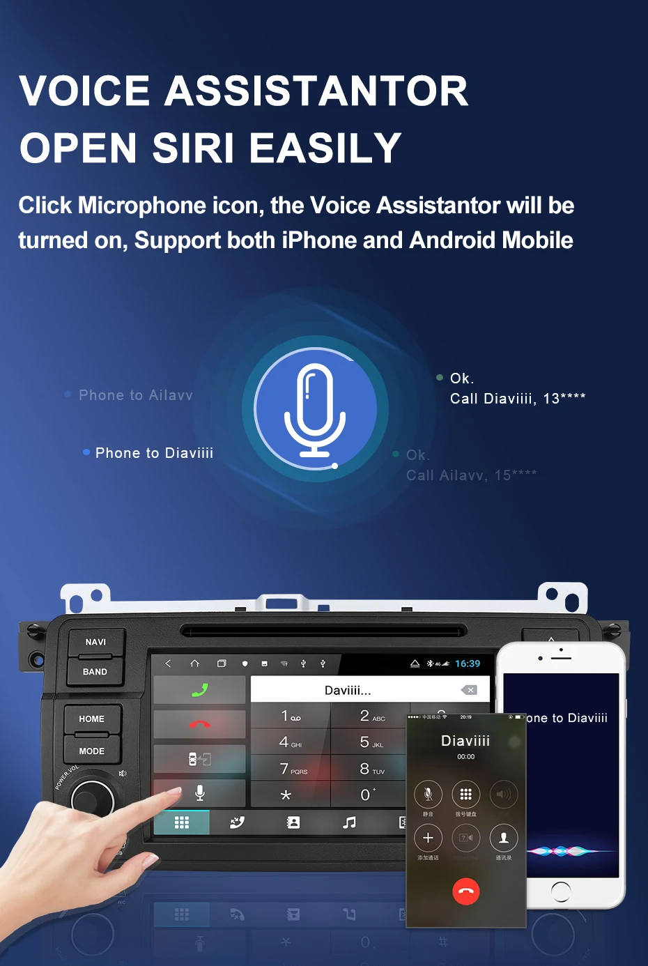 Cheap Isudar H53 4G Android 1 Din Auto Radio For BMW/E46/M3/Rover/3 Series Car Multimedia DVD GPS 8 Core RAM 4G ROM 64G DVR Camera FM 12