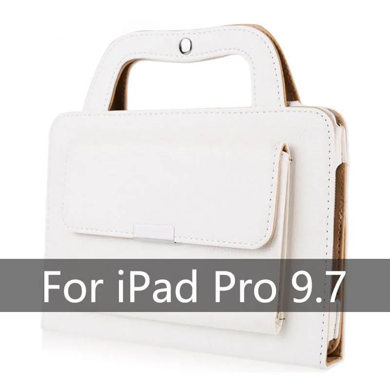 Черный Для iPad Pro 9,7 Pro 10,5 чехол для планшета кожаный чехол Портфель откидная подставка чехол кошелек Сумочка для Apple iPad Pro 12,9 умный чехол - Цвет: Черный