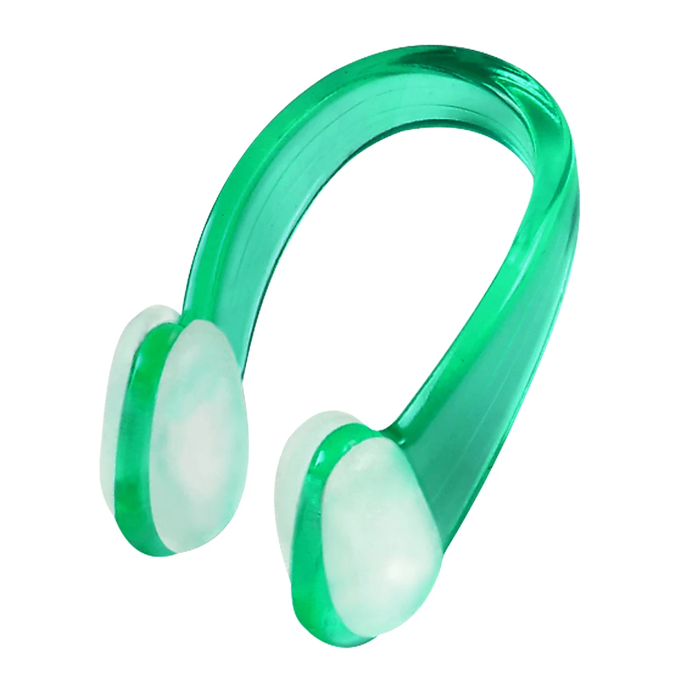 SFIT 1 шт., набор для плавания с зажимом для носа, беруши, мягкий силиконовый пловец, унисекс, зажим для носа, набор наушников, маленький размер для взрослых и детей - Цвет: green