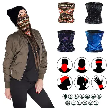 

New Leaf Print Plaid Dust Proof Anti UV Face Cover Neck Gaiter Bandana Headband
