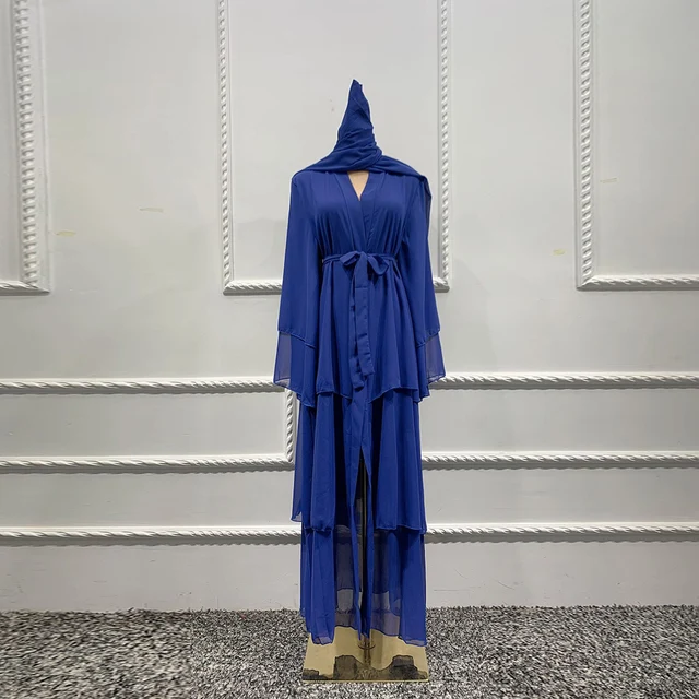 blue dress in dream islam Navy Blue Long Elegant Muslim Wedding Kaftan  Sultan Dress