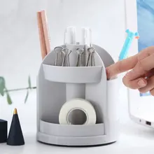 Multifunctional Rotating Pen Holder Desk Organize Storage Shelf For School Sturdy Rotating Pen Holder