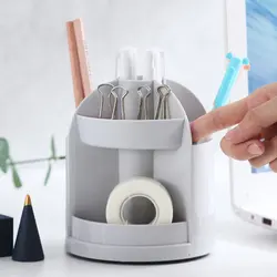 Multifunctional Rotating Pen Holder Desk Organize Storage Shelf For School Sturdy Rotating Pen Holder