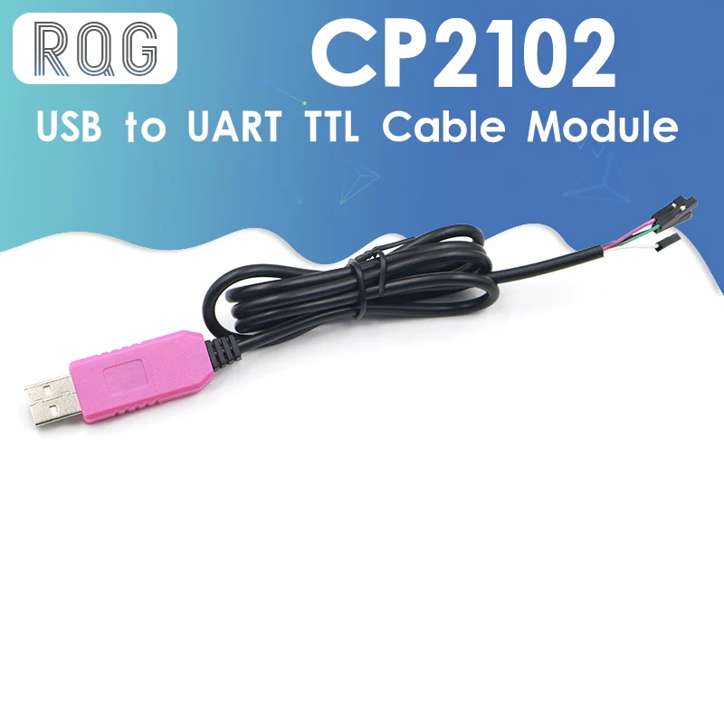 Оригинальный 1 м CP2102 USB к UART TTL кабель модуль 4 Pin P серийный адаптер загрузка для Win10