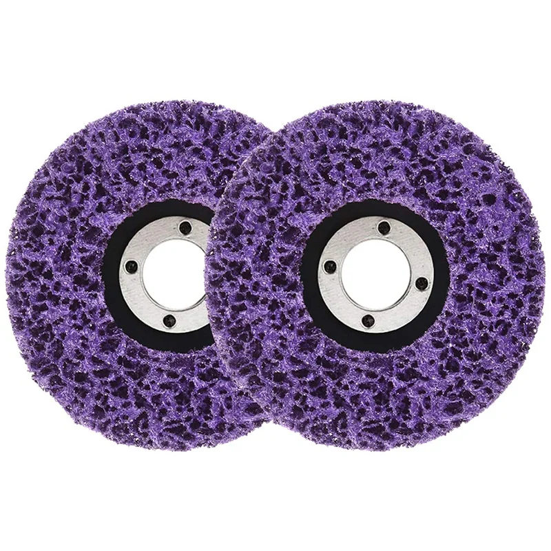 

2PCS 5-Inch Cleaning and Peeling Quick-Change Abrasive Disc Used for Polishing to Remove Paint Rust and Oxidation