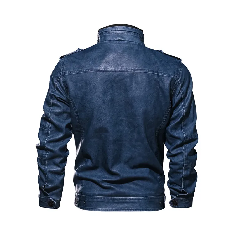 Горячая Распродажа Новая 7XL мужская куртка из ПУ кожаное пальто осенняя приталенная мотоциклетная куртка из искусственной кожи мужское пальто брендовая одежда верхняя одежда