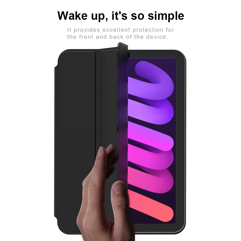 Estojo Magnético Inteligente com Suporte Triplo Capa para Ipad Mini 2023 - Imagem 4