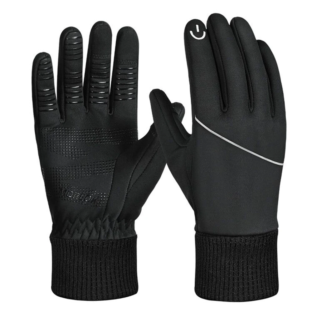 MOREOK Windproof Winter Gloves Running Touchscreen Antislip Bike Cycling Warm Fleece Thermal for Men Women | Спорт и развлечения