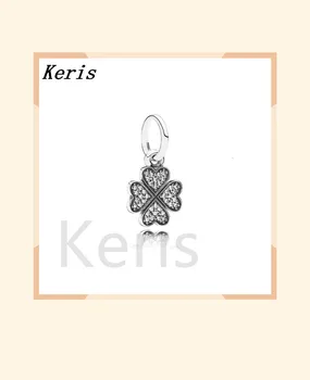 

100% 925 silver sterling 1:1:791309cz symbol of luck in love hanging original women's fashions free shipping jewelry