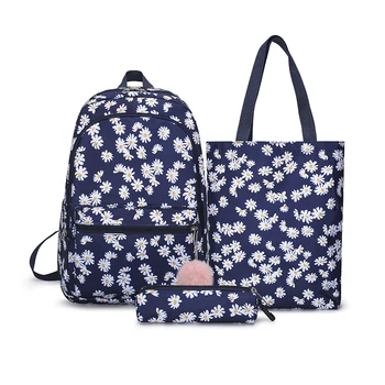 

Fashion printing Backpack For Women 2020 Waterproof Nylon Multi Pocket Travel Backpacks Large Capacity School Bag For Teenage
