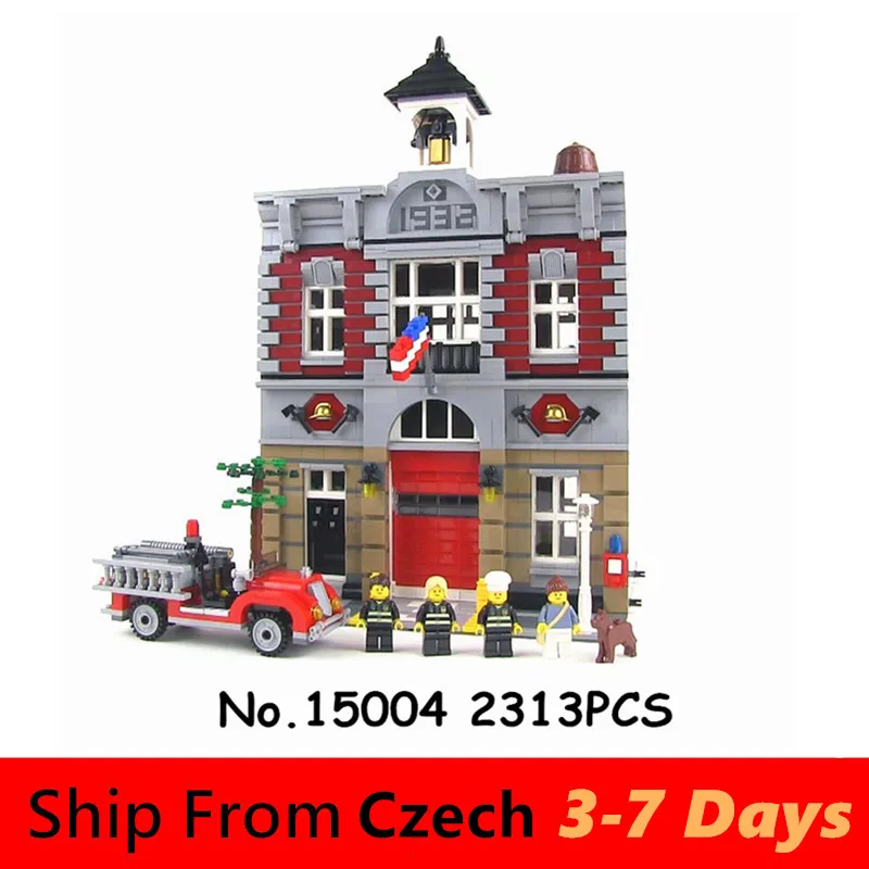 

15004 15005 15002 15003 City Street Creator 10224 10182 10197 10211 Building Blocks educational Toy Bricks Architecture kid gift