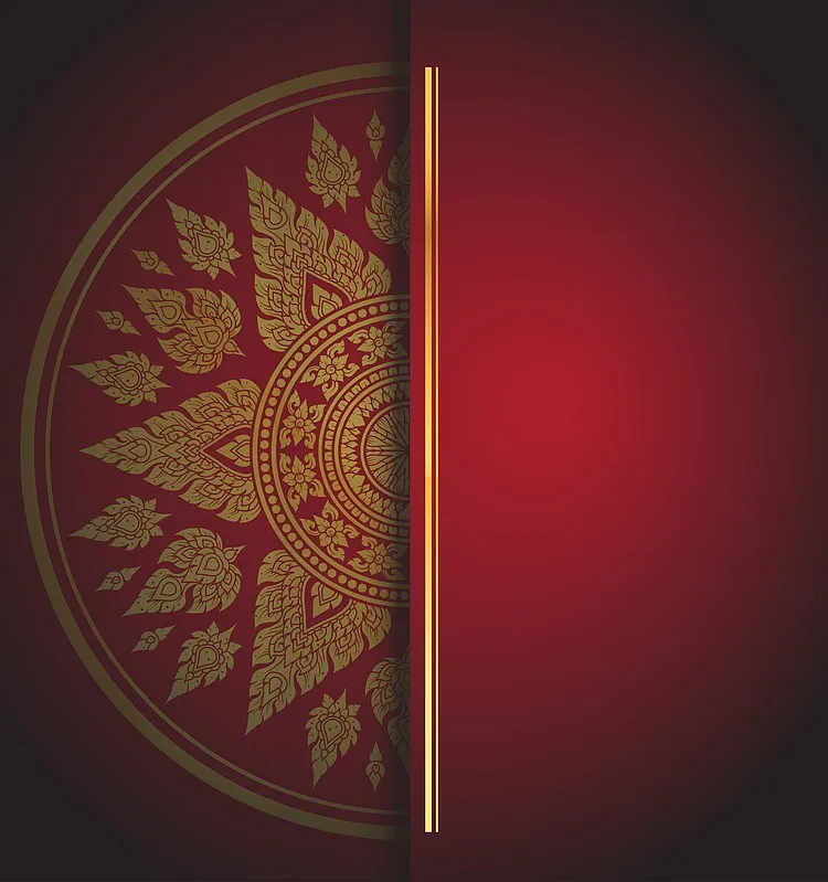 红色中国风花纹邀请函背景素材背景图片素材免费下载 图片编号qvvdppnp Pngbag素材网