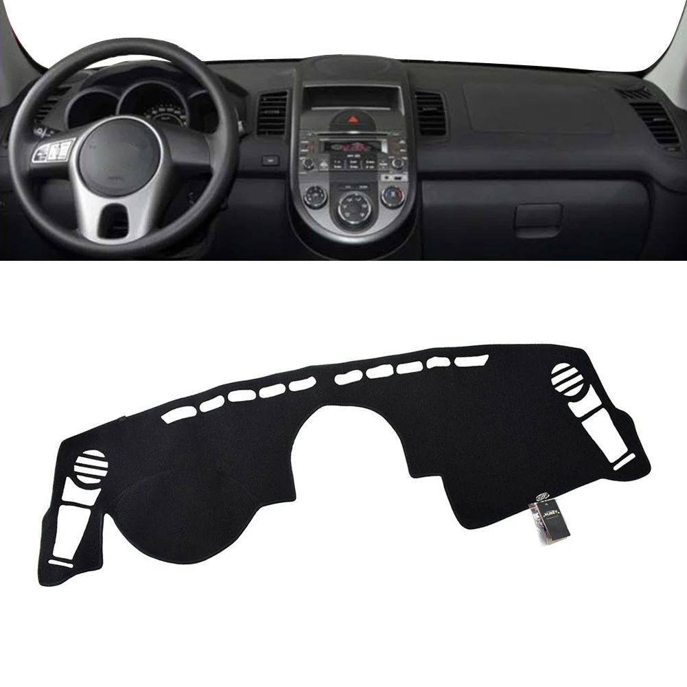 For Kia Soul Am 2010 2011 2012 2013 Black Car Accessories Dash Mat