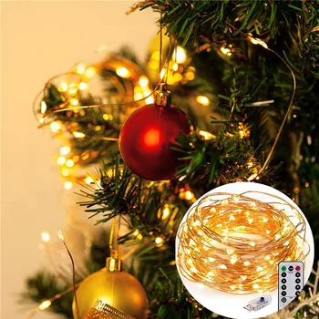 

100 LED Led String Light Xmas Snowflake Fairy String Lights 8 Program Pendant String Lights Garden Wedding Party Decor D10