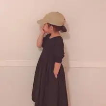 Новое Стильное платье в стиле пэчворк для девочек, модные хлопковые платья для девочек на весну и осень, 1-7 лет, PP230