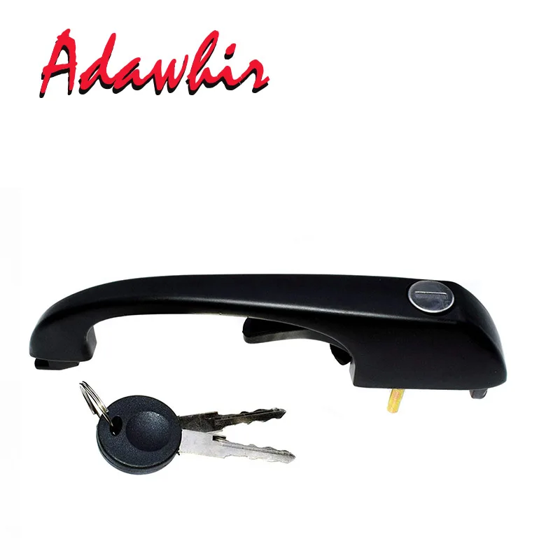 

Outside Exterior Door Handle Left or Right with 2 Keys For Volkswagen T3 Transporter III Bus 1979-1992 OE# 251837205