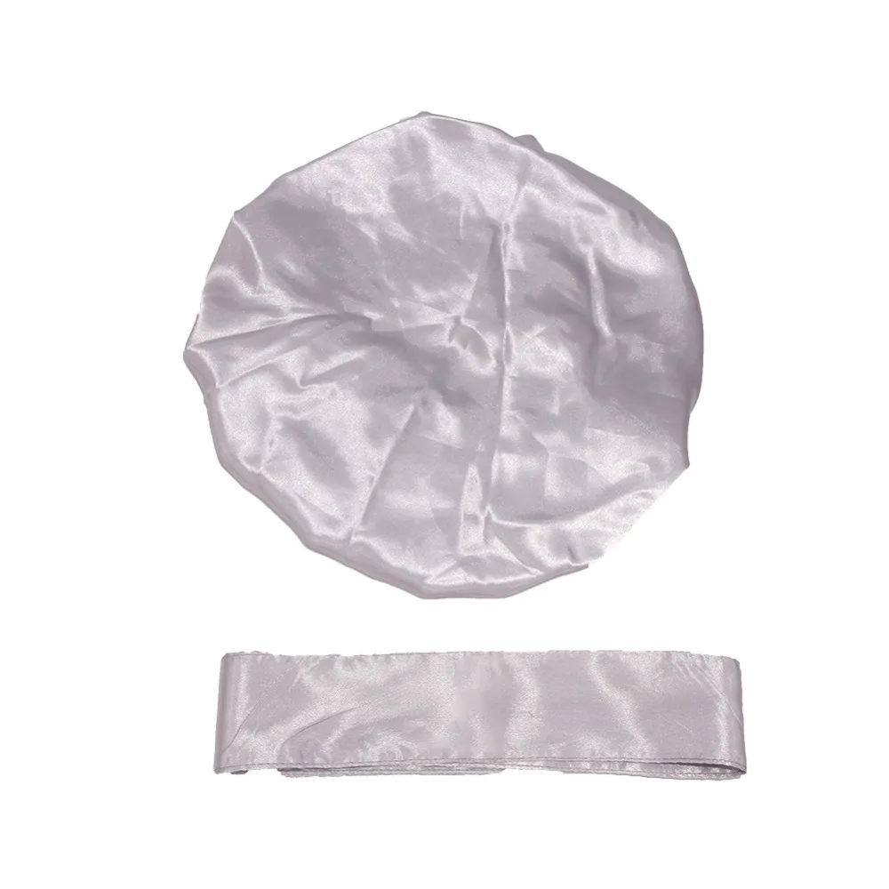 Blank Satin bonnets 2 Layer Polyester 