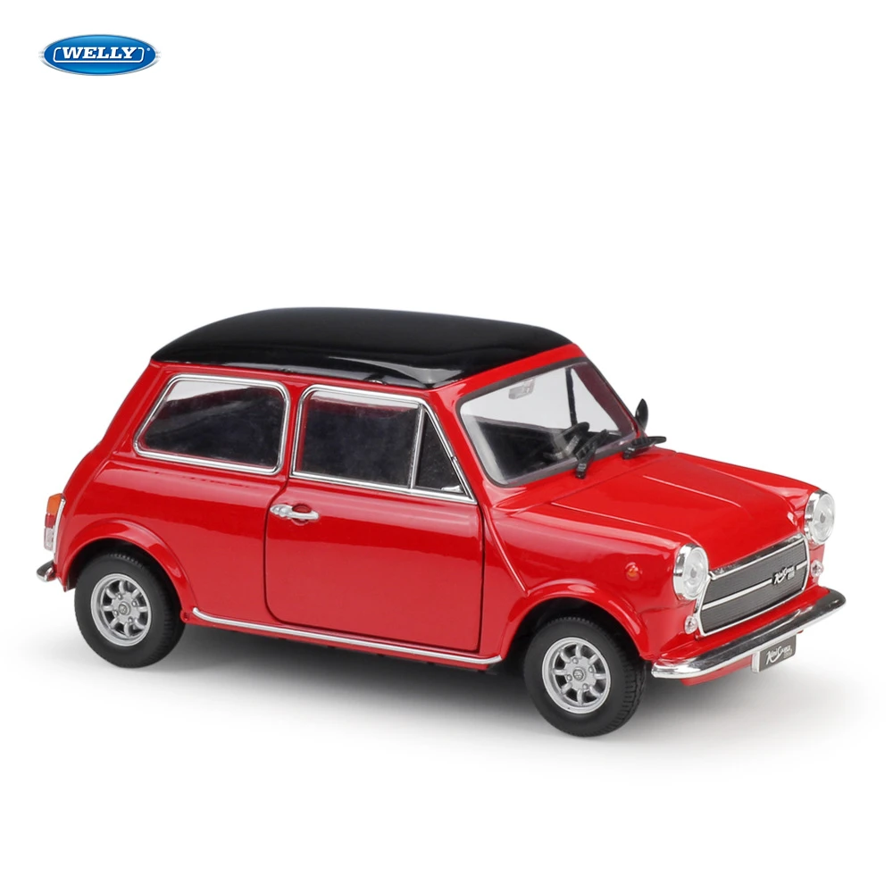 

WELLY 1:24 MINI COOPER 1300 red Car sports car simulation alloy car model crafts decoration collection toy tools gift