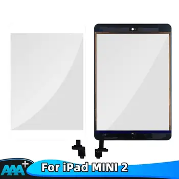 

For iPad Mini 2 Touch Screen A1432 A1454 A1455 A1489 A1490 A149 Digitizer IC Cable mini1 Sensor Glass +Home button for mini 1