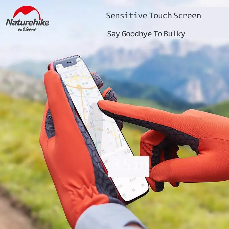 Naturehike Anti-slip Touch Screen Ridding Gloves Lightweight Full Finger Spring Summer Outdoor Mountain Biking Gloves