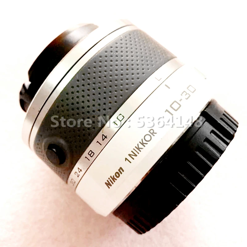 10-30 White For Nikon 1 10-30mm Zoom lens V1 V2 V3 J1 J2 J3 J4 J5 10-30 f/3.5-5.6 mirrorless camera lens(Second-hand - Комплект: 10-30 White
