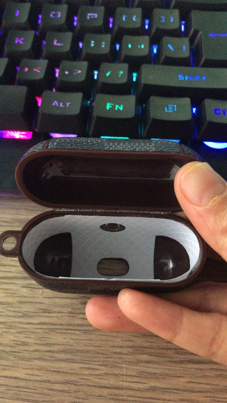 Дизайнерский Роскошный чехол из искусственной кожи для Airpods pro Чехол s 3 защитный чехол с застежкой-крючком брелок Модный чехол для наушников