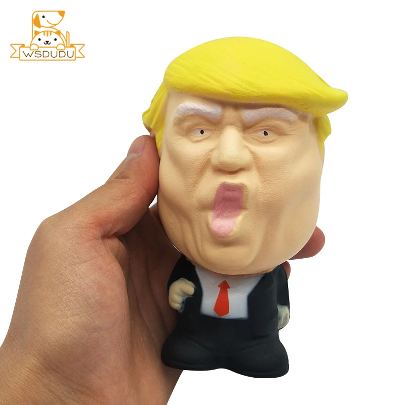 

New Anti Stress Squishy Donald Trump Figure Squeeze Slow Rising Cute Funny Soft Relief Toys For Adult Gift Cartoon Decompression