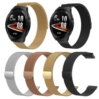 

Stainless Steel Metal Strap For Xiaomi Amazfit Bip/Stratos 2 3/Pace/GTS GTR 42 47mm Band For Huawei Watch GT 2E 2 GT2 46mm Bands