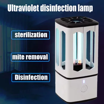 

2.8W Quartz Germicidal Light Sterilizer Lamp Ultraviolet UV Ozone Kill LED UV Germicidal Disinfection Protection Dust Mite