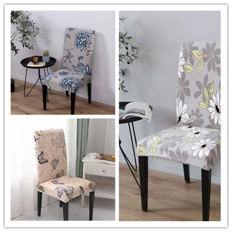 Removable Modern Chair Cover Stretch Dining Seat Cover Spandex Elastic Hotel Banquet Chair Covers stoel cover Чехол для стула