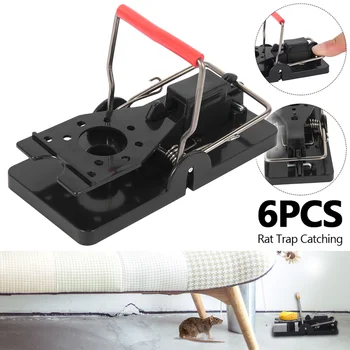 

6 pcs Catching Mice Mouse Traps Mousetrap Bait Snap Spring Rodent Catcher Pest Control