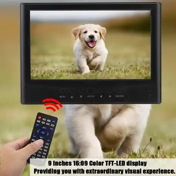 

LEADSTAR 9-inch ATSC Front Speakers Digital TV High Sensitivity Tuner 110-220V 16:09 Color TFT-LED portable tv televizyon