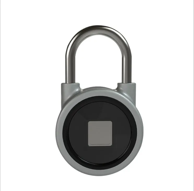 Grey Smart Keyless биометрический дверной замок Bluetooth Водонепроницаемый Электронный поддержка приложение - Цвет: Grey