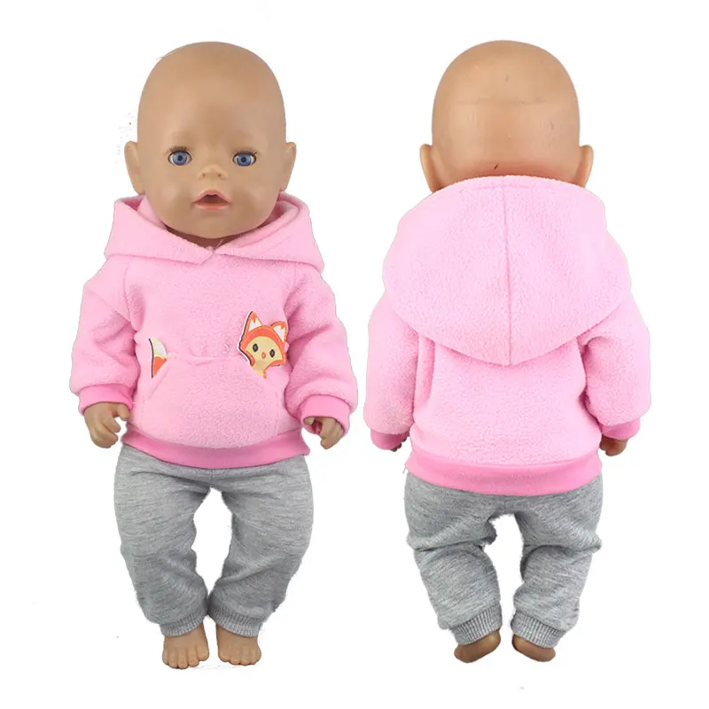 Set di vestiti per bambole da 17 cm, 2 pezzi di