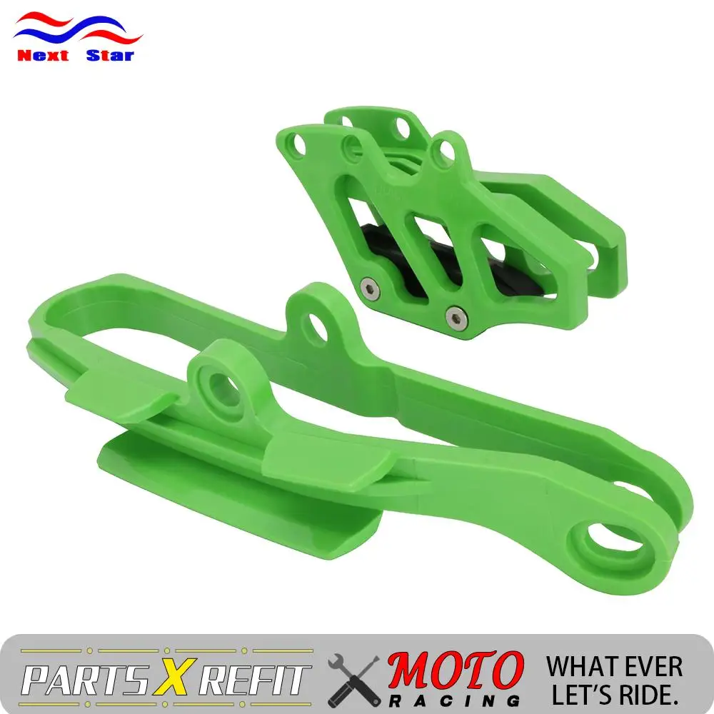 

Motorcycles Swingarm Chain Slider + Chain Guide Guard For Kawasaki KXF250 KXF450 KXF 250450 KX250F KZ450F KX 250F 450F 2009-2016