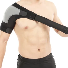 Для женщин мужчин одного плеча Brace регулируемая поддержка плеча Фитнес Баскетбол защита плеча Pad вправо