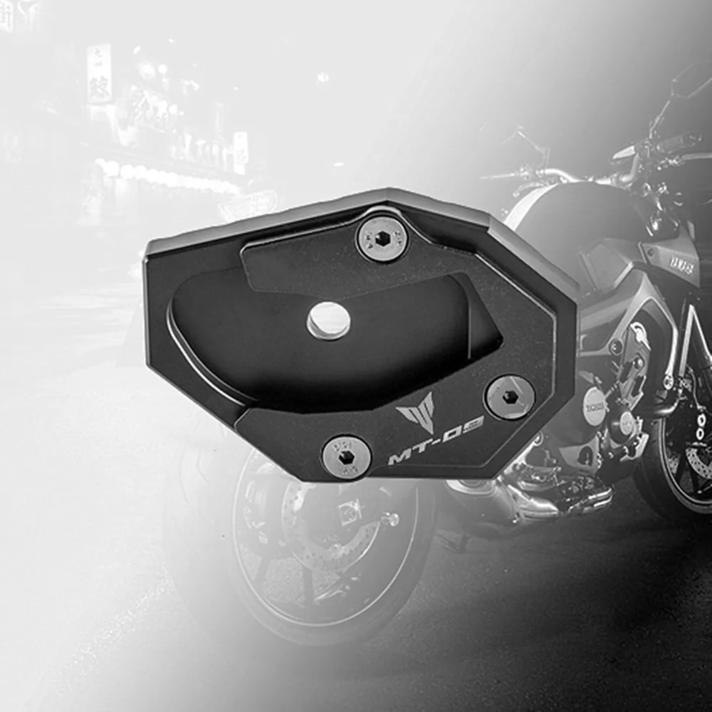 VN11 Motorcycle Side Stand Pad Enlargement Plate Kickstand Extender For Yamaha MT-09 MT09 MT 09 Tracer FZ-09 FZ09 FZ 09 Danielle 