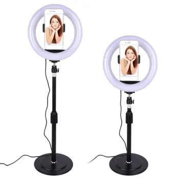 

Universal Multi-Function Ring LED Light Mobile Phone Holder Self-Timer Live Light Beauty Artifact Fill Light Phone Holder
