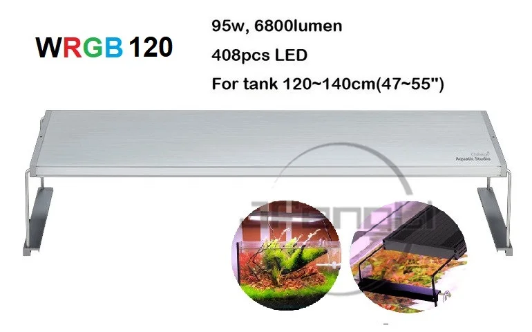 Chihiros WRGB светодиодный освещения приложение водное растение с 4-канальный Магия контроллер Commander восход солнца закат аквариум Smart - Цвет: WRGB 120