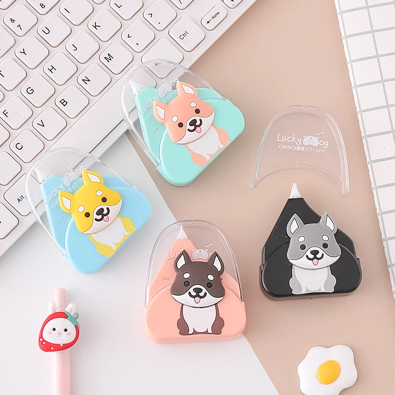

Cartoon Animal Correction Tape Decorative Material Escolar Kids Gift Korean Stationery Student Office School Corrector Tools