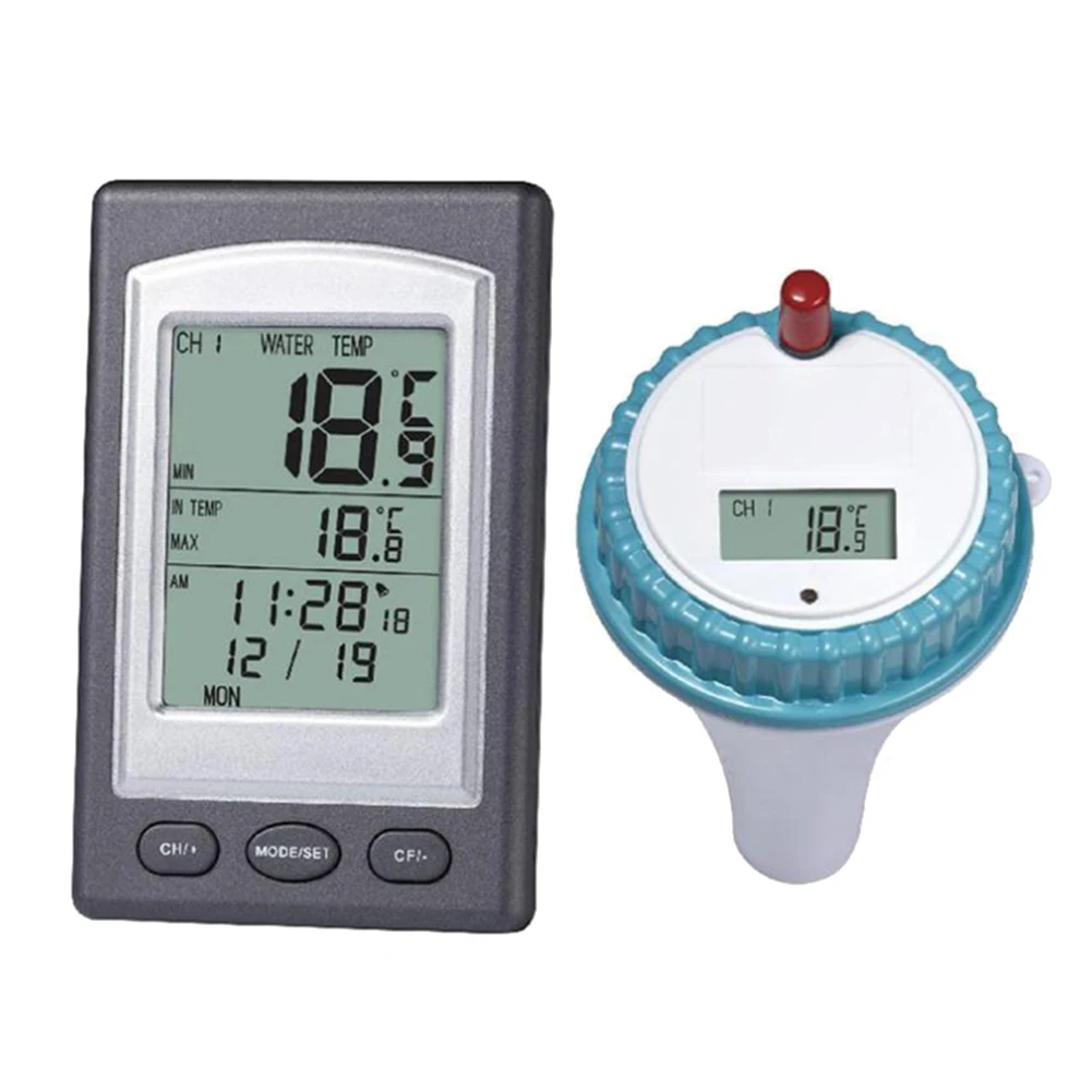 

Wireless Floating Swimming Pool Thermometer Water Temperature Guage Test Tool 899