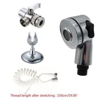 

1Set Metal Faucet Shower Head Bathroom Spray Drains Strainer Hose Sink Washing Hair Wash Shower for Adults Kids Use