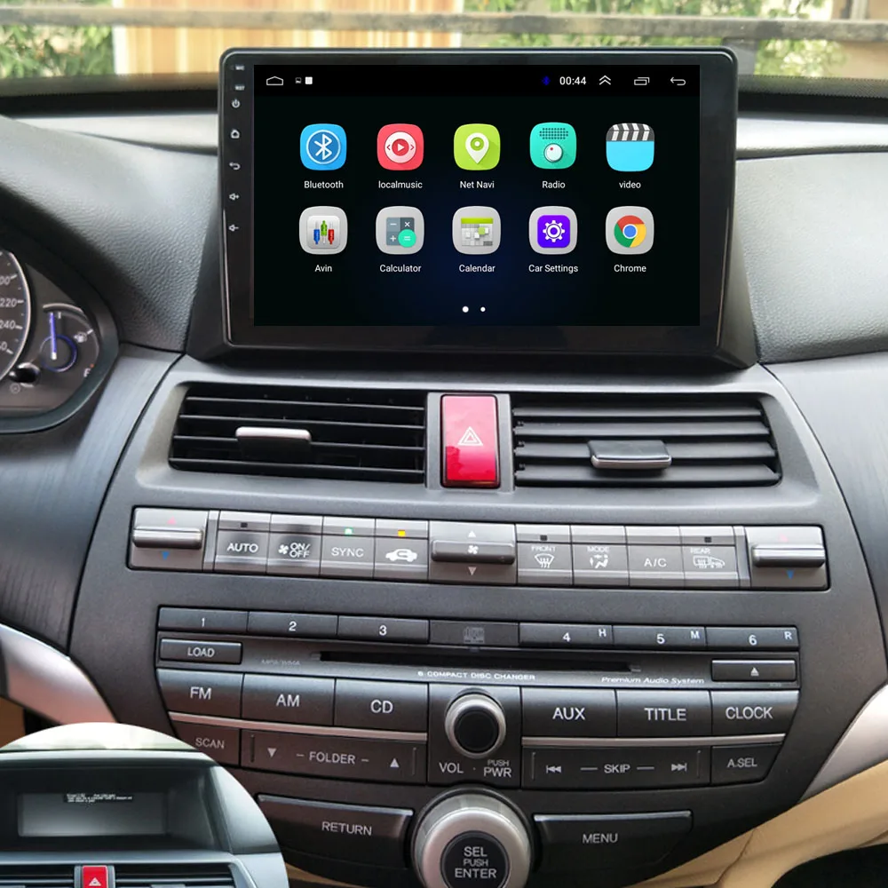 Discount quad core Android 8.1 For HONDA ACCORD 2008 2009 2010 2011 2012 Multimedia Stereo Car DVD Player Navigation GPS Radio 4